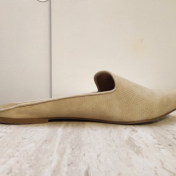 Sun Stone Ninna Mules Ivory Snake 9M - B019 - Picture 2 of 8